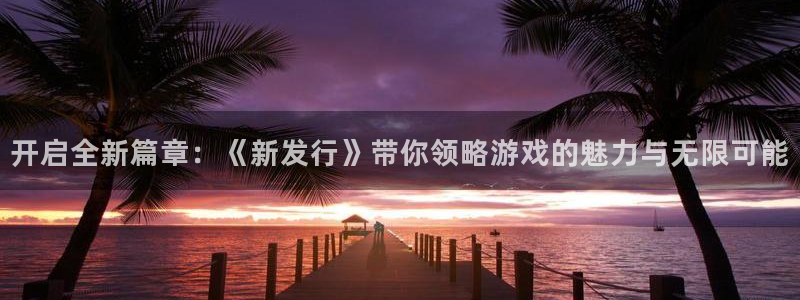 db电竞官网平台会黑款吗：开启全新篇章：《新发行》带你领略游戏的魅力与无限可能